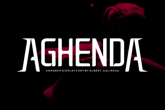 Aghenda: A Quirky Sans Serif Display Font for Editorial Design