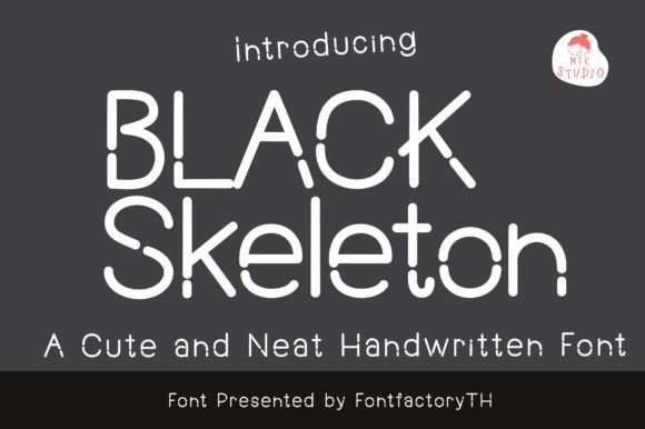 Blackskeleton: A Unique Sans Serif for Modern Brand Identity