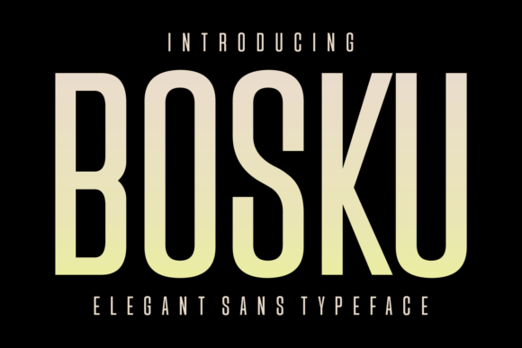 Bosku Font: A Professional Touch for Your Brand
