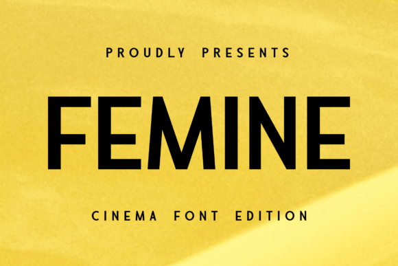 Femine Typeface: A Bold Display Font for Modern Web Design