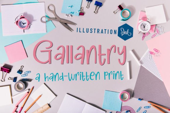 Gallantry: A Whimsical Script Font for Polished Small Business Branding