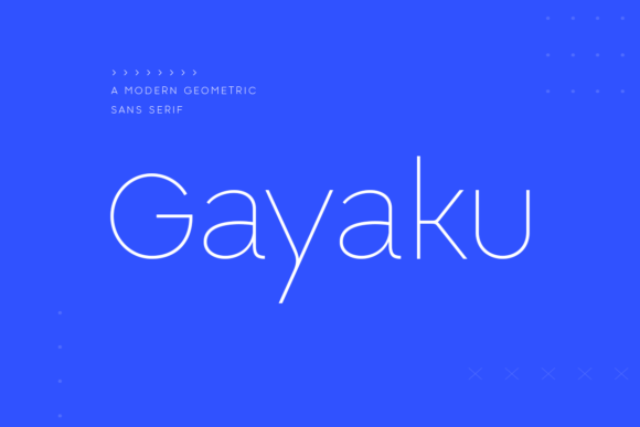 Gayaku Typeface: A Designer’s Take on Modern Sans Serif Branding