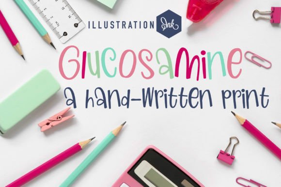 Glucosamine Typeface: A Handwritten Script for Engaging Campaigns