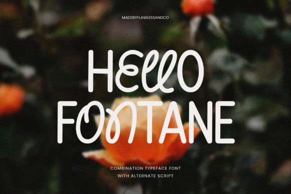 Hello Fontane: A Modern Sans Serif with Script Soul for Editorial Design
