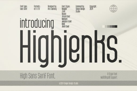 Highjenks Typeface: A Marketer’s Go-To Font for Bold Campaigns
