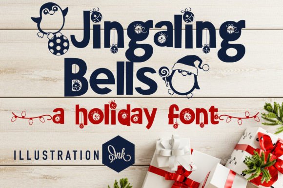 Jingaling Bells: A Playful Decorative Font for Festive Web Design