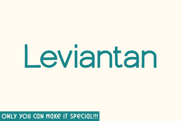Leviantan: A Hand-Drawn Sans Serif for Modern Editorial Design