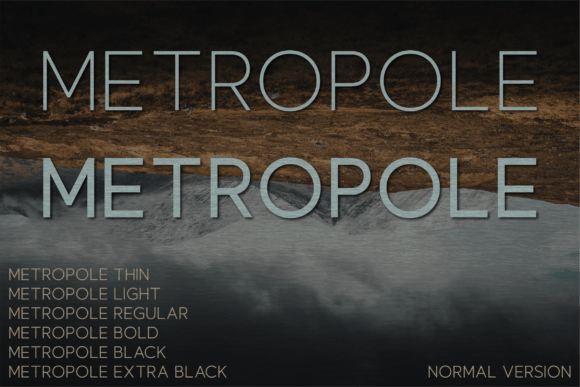 Metropole Typeface Review: Elevating Brand Identity with Modern Elegance