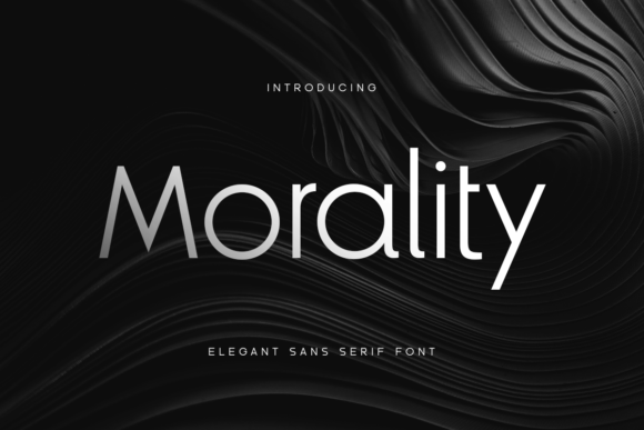 Morality Typeface: Elevating Editorial Design with Timeless Sans Serif Elegance