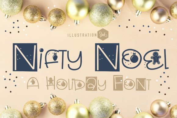 Nifty Noel: A Festive Typeface for Seasonal Brand Identity