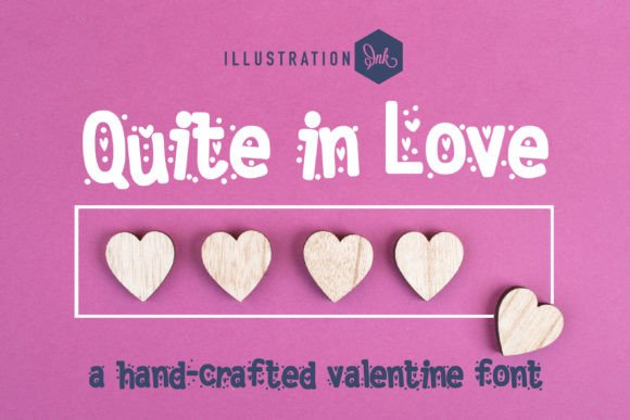 Quite in Love: A Hand-Crafted Font for Heartfelt Branding