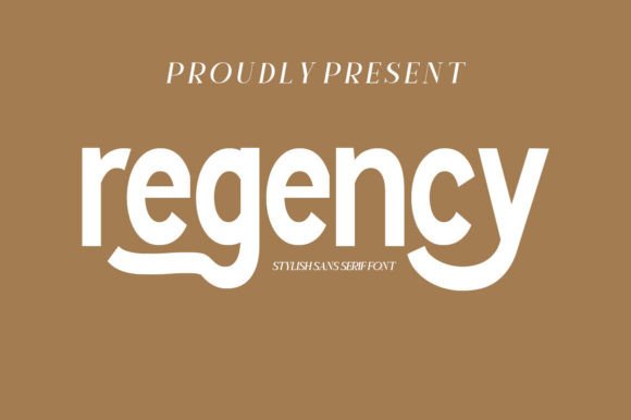 Regency Typeface: Elevating Handmade Brand Identity