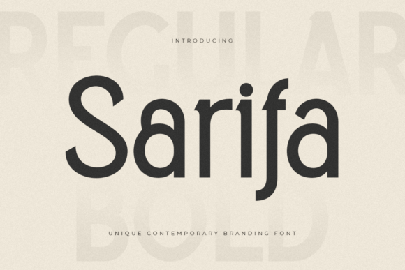 Sarifa Typeface: A Natural Choice for Organic Brand Identities