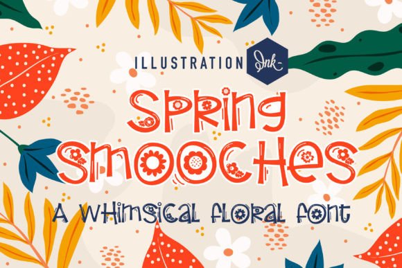 Spring Smoochies Typeface Review: A Playful Decorative Font for Youthful Brands
