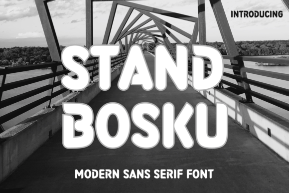 Stand Bosku: A Modern Sans Serif for Clean Digital Branding