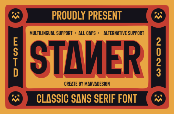 Staner Typeface: The Clean Sans Serif for Clear Campaign Messaging