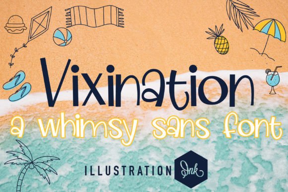 Vixination: A Playful Handwritten Font for Modern Web Design