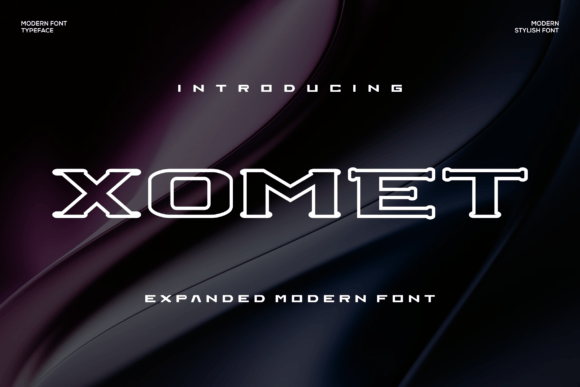 Xomet: A Unique Sans Serif Typeface for Modern Digital Branding